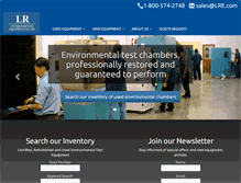 Tablet Screenshot of lre.com
